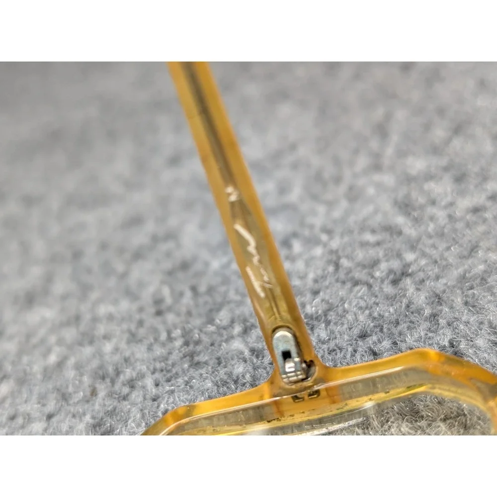 Vintage Tura Eyeglass Frames Canada 140‎ Geometric Pearl White Accent